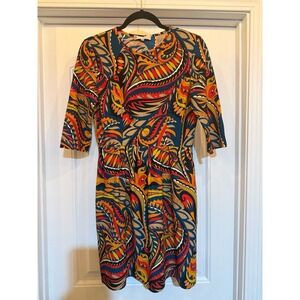 Jude Connally Printed Paisley Mini Dress